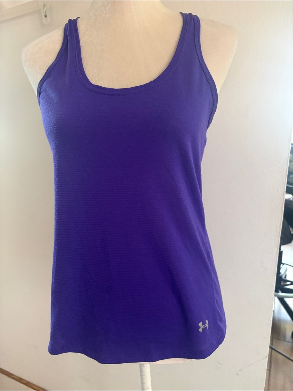 Under Armour Deep Purple Racerback Performance Tank Top Msz